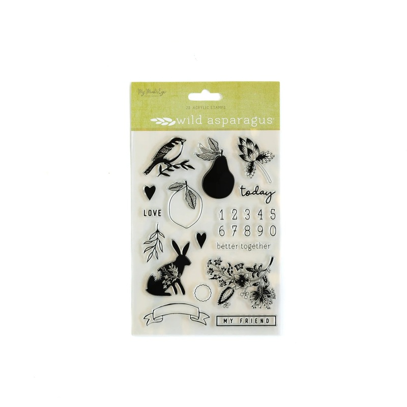 Wild Asparagus – Acrylic Stamp – LAST CHANCE!