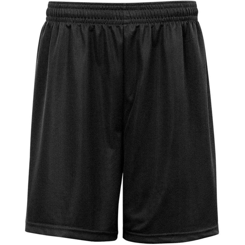 Badger Sport 7239 9 Mini Mesh Short – Black