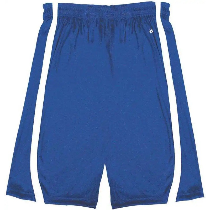 Badger Sport 7244 B-Slam Reversible Short – Royal White
