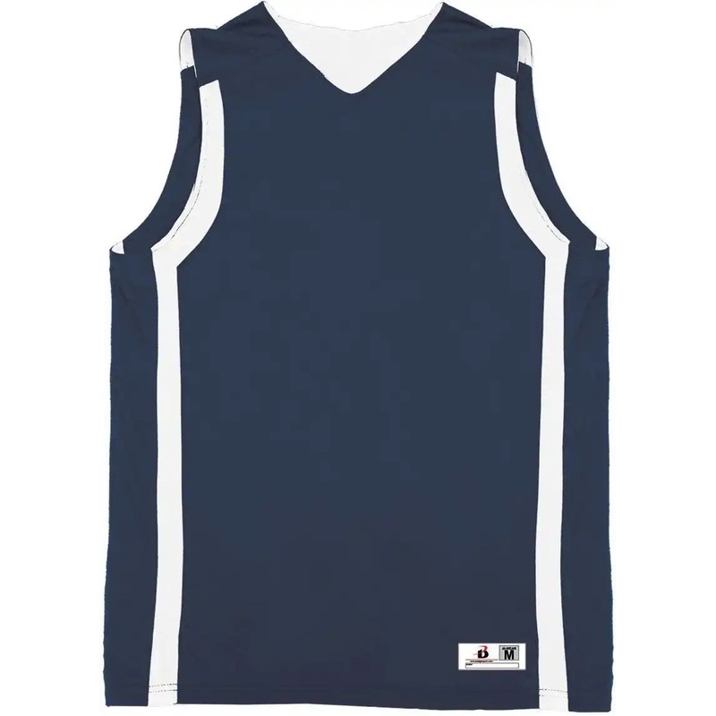 Badger Sport 8551 B-Slam Reversible Tank – Navy White