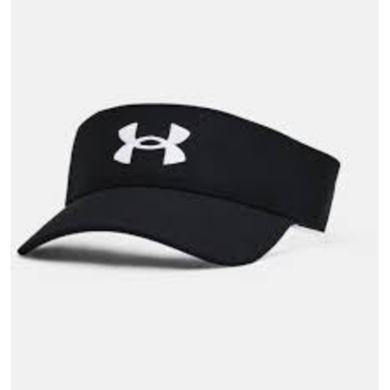 Mens UA Blitzing Visor|BLACK/WHITE