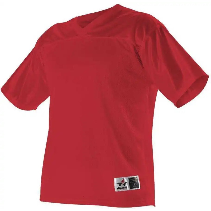 Alleson Athletic 703FJ Adult Fanwear Football Jersey – Scarlet