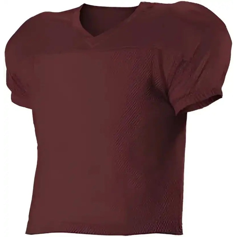 Alleson Athletic 712 Adult Practice Football Jersey – Maroon