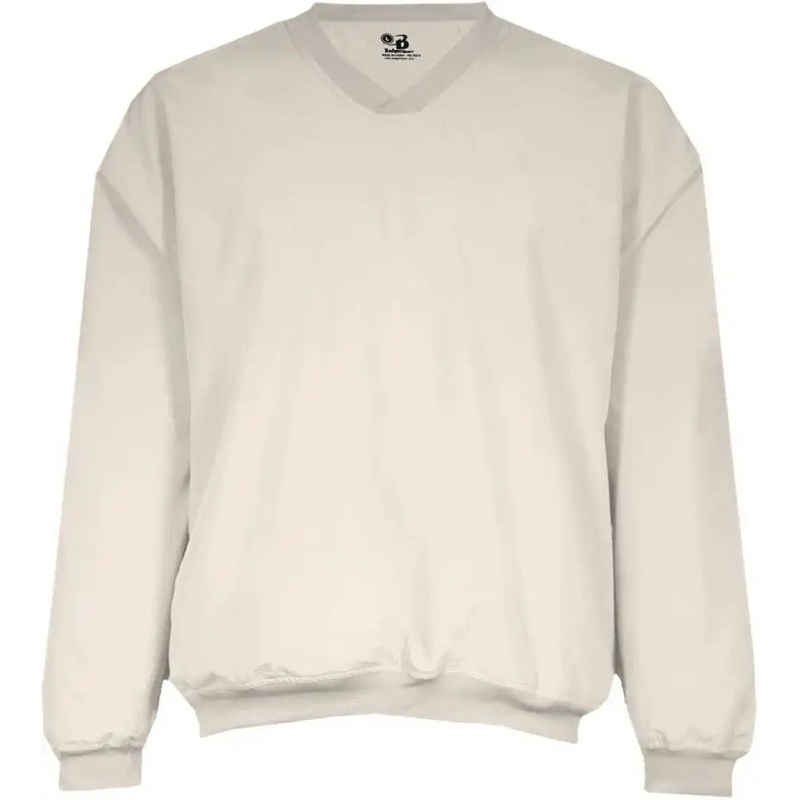 Badger Sport 7618 Microfiber Windshirt – Light Gray
