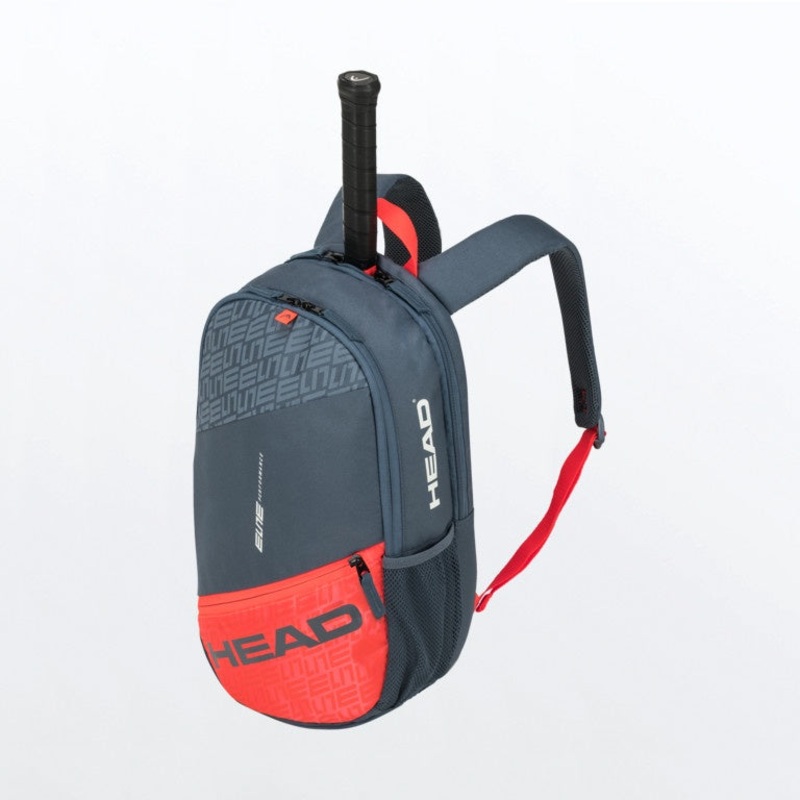 Head Elite Backpack|Granite/Orange|Black/White