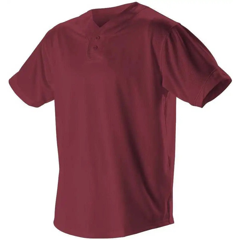 Alleson Athletic 52MTHJ Adult Two Button Mesh Baseball Jersey with Piping – Cardinal White