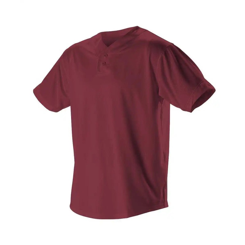 Alleson Athletic 52MTHJY Youth Two Button Mesh Baseball Jersey with Piping – Cardinal White