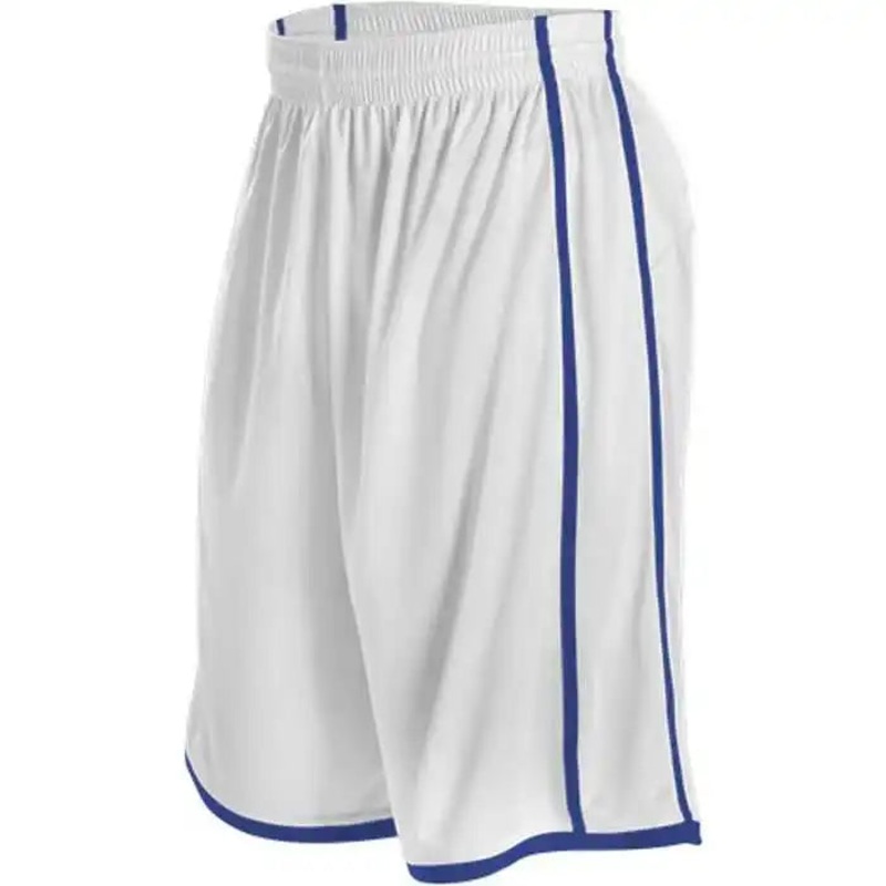 Alleson Athletic 535P Adult Basketball Short – White Royal