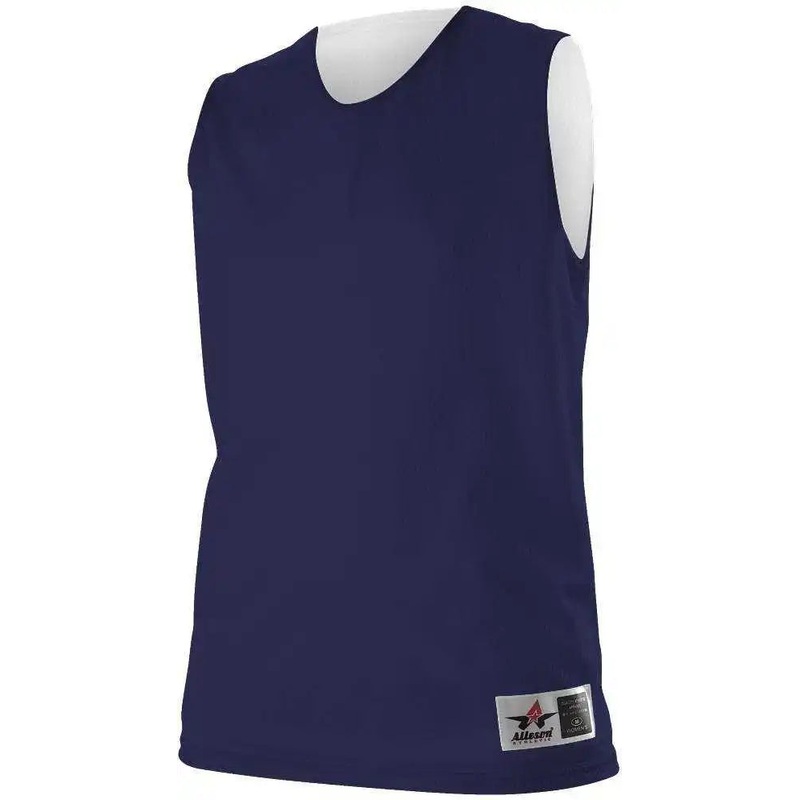 Alleson Athletic 560RW Women’s Reversible Mesh Tank – Navy White