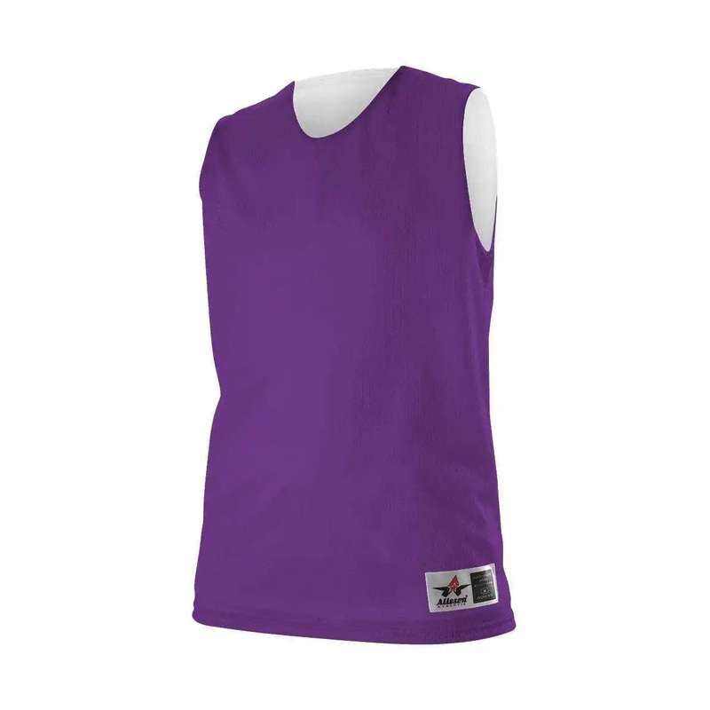 Alleson Athletic 560RW Women’s Reversible Mesh Tank – Purple White