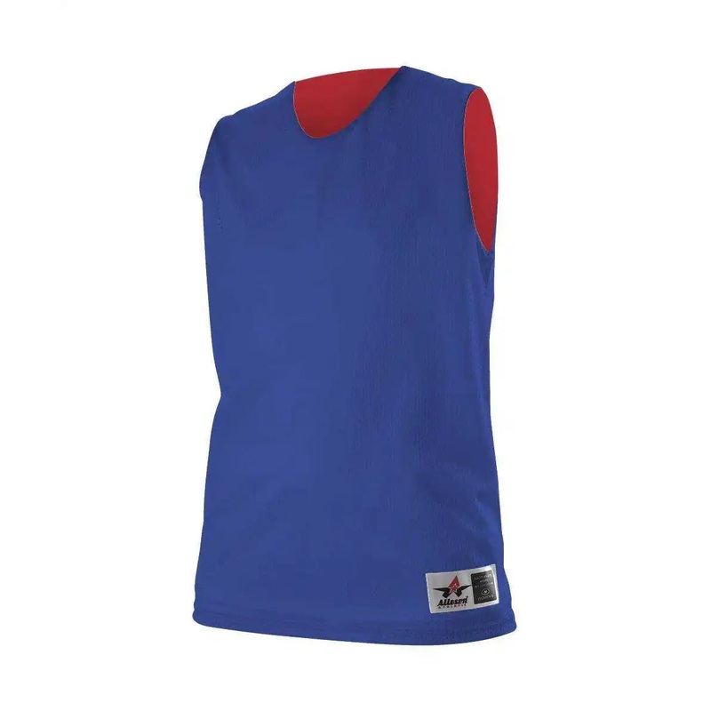 Alleson Athletic 560RW Women’s Reversible Mesh Tank – Royal Scarlet