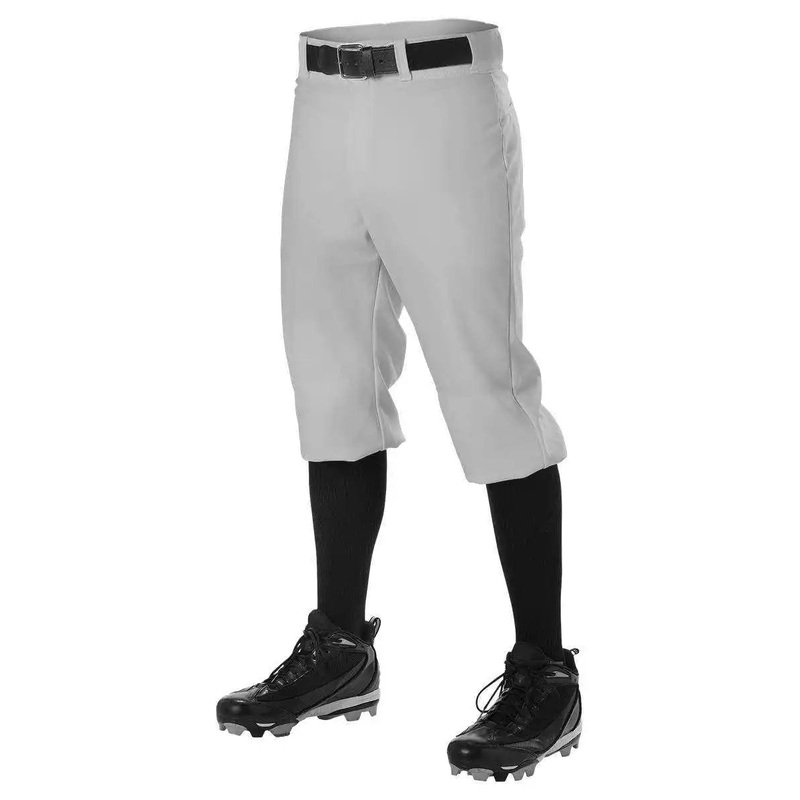Alleson Athletic 605PKNY Youth Baseball Knicker Pant – Gray