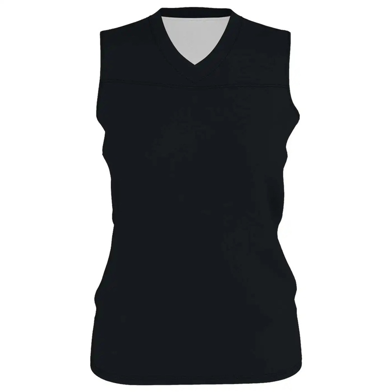 Alleson Athletic A105BW Women’s Blank Reversible WNBA Racerback Jersey – Black White