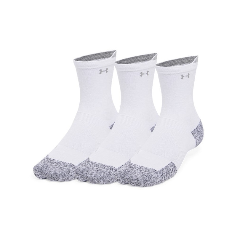 AD Run Cushion 3pk Crew|White/Reflective|S|L