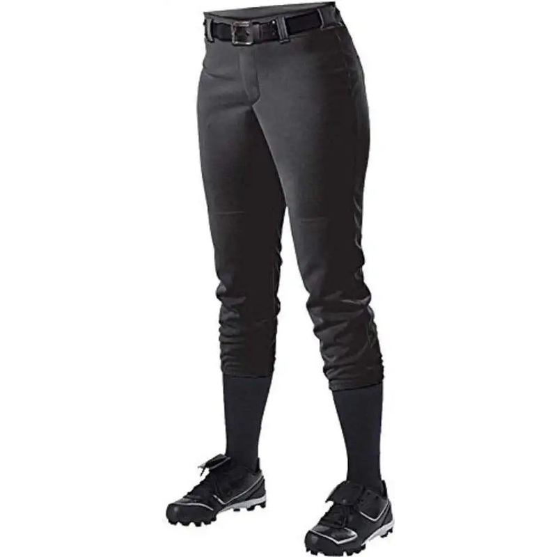 Alleson Athletic 605PBW Women’s Fastpitch Pant – Black