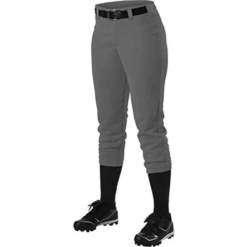 Alleson Athletic 605PBW Women’s Fastpitch Pant – Charcoal