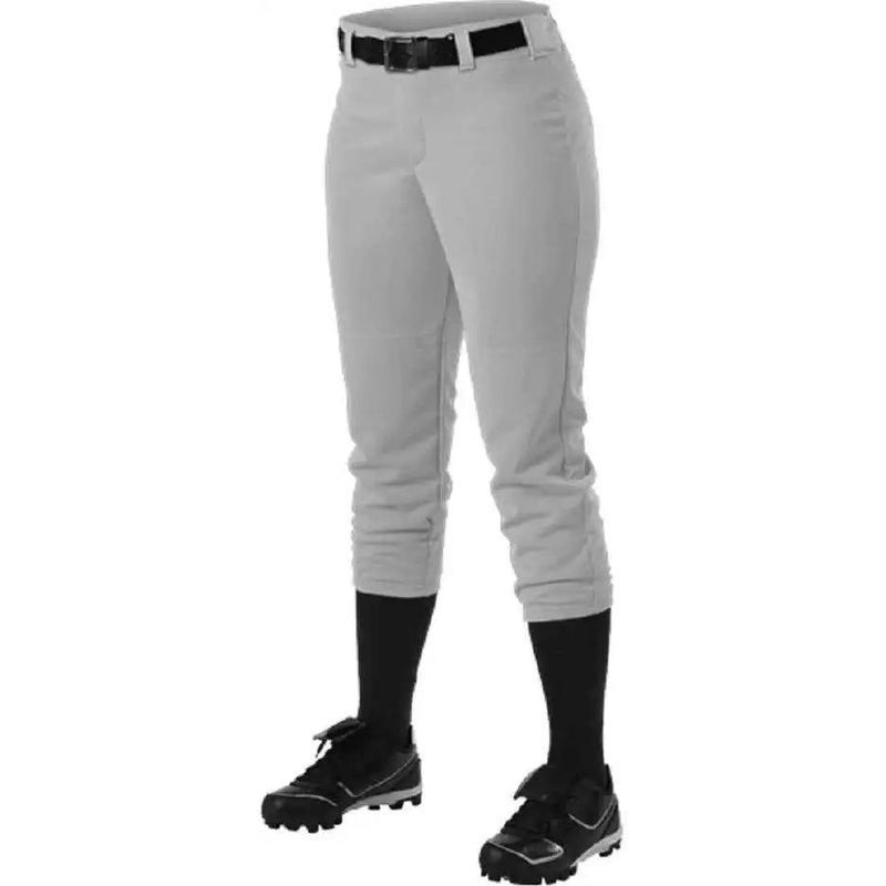 Alleson Athletic 605PBW Women’s Fastpitch Pant – Gray