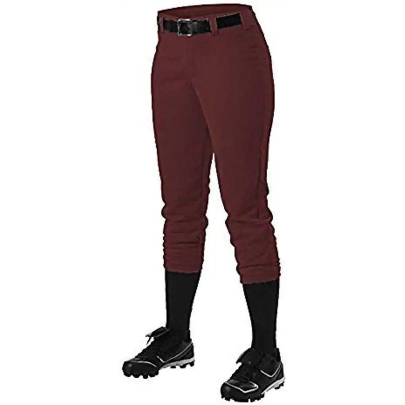Alleson Athletic 605PBW Women’s Fastpitch Pant – Maroon