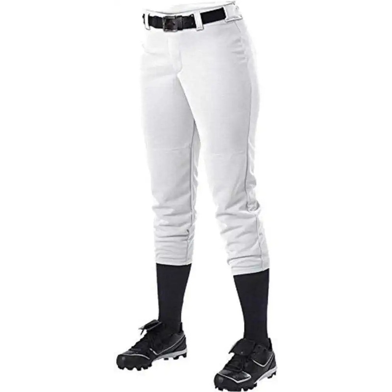 Alleson Athletic 605PBW Women’s Fastpitch Pant – White