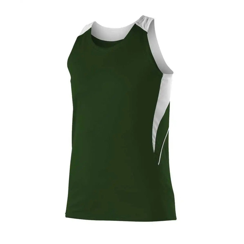 Alleson Athletic R1LFJW Women’s Loose Fit Track Tank – Forest White