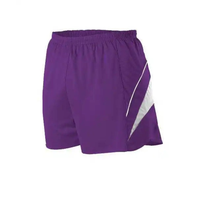 Alleson Athletic R1LFP Men’s Loose Fit Track Short – Purple White