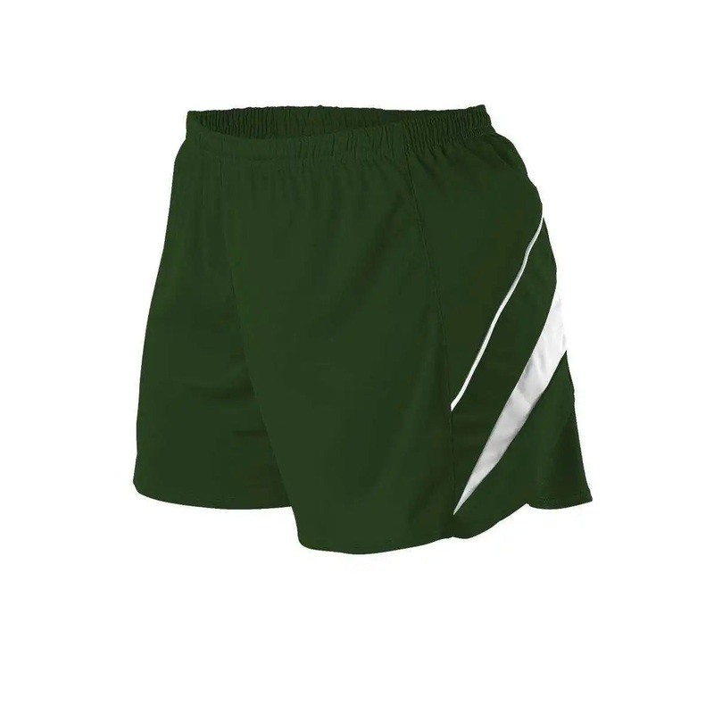 Alleson Athletic R1LFPW Women’s Loose Fit Track Short – Forest White