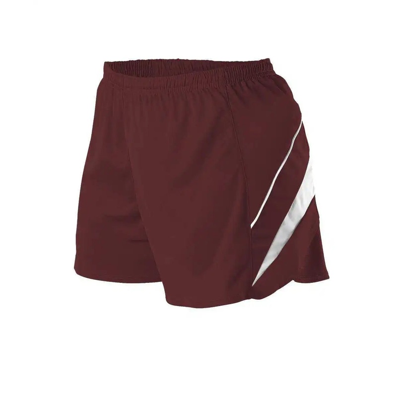 Alleson Athletic R1LFPW Women’s Loose Fit Track Short – Maroon White
