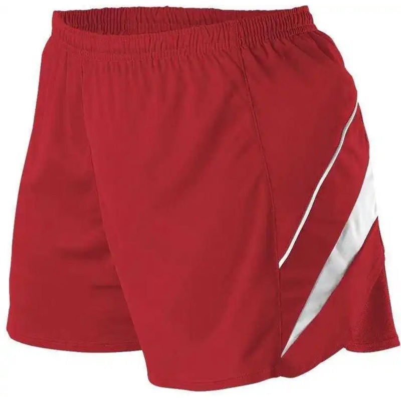 Alleson Athletic R1LFPW Women’s Loose Fit Track Short – Scarlet White