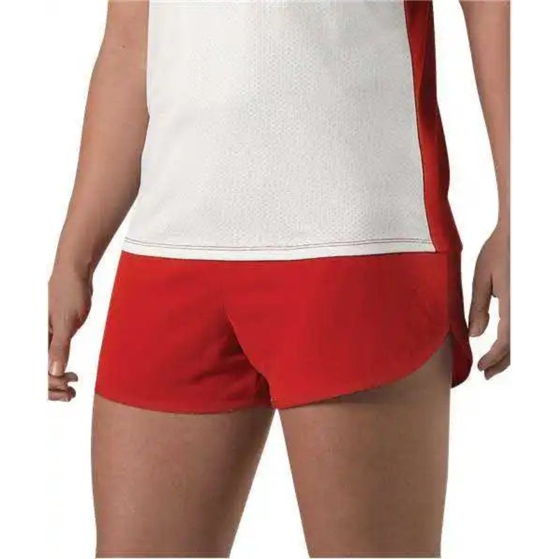 Alleson Athletic R3LFPW Women’s Woven Track Short – Scarlet