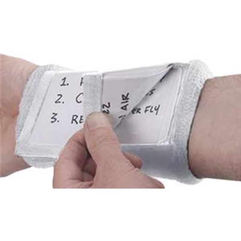 Markwort Youth Single Play Card Holder Wristband – White – 5×3.5