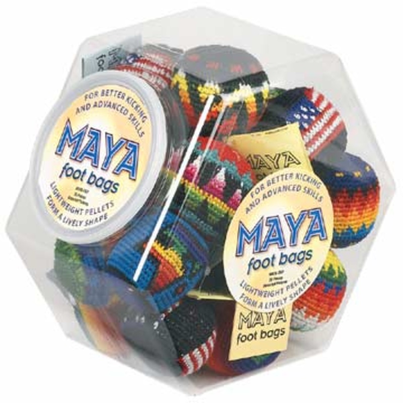 Maya Counter Display – 20 Assorted Footbags