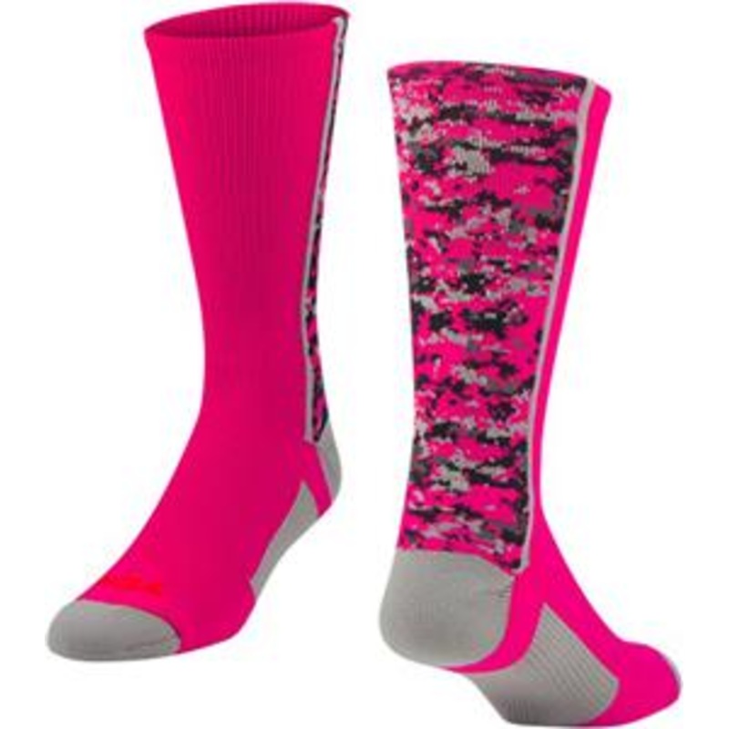 Twin City Digital Camo Crew Socks Hot Pink