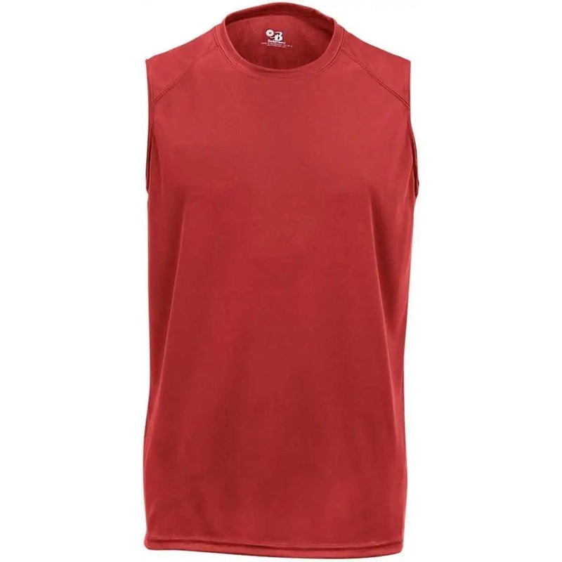 Badger Sport 2130 B-Core Sleeve Youth Tee – Red
