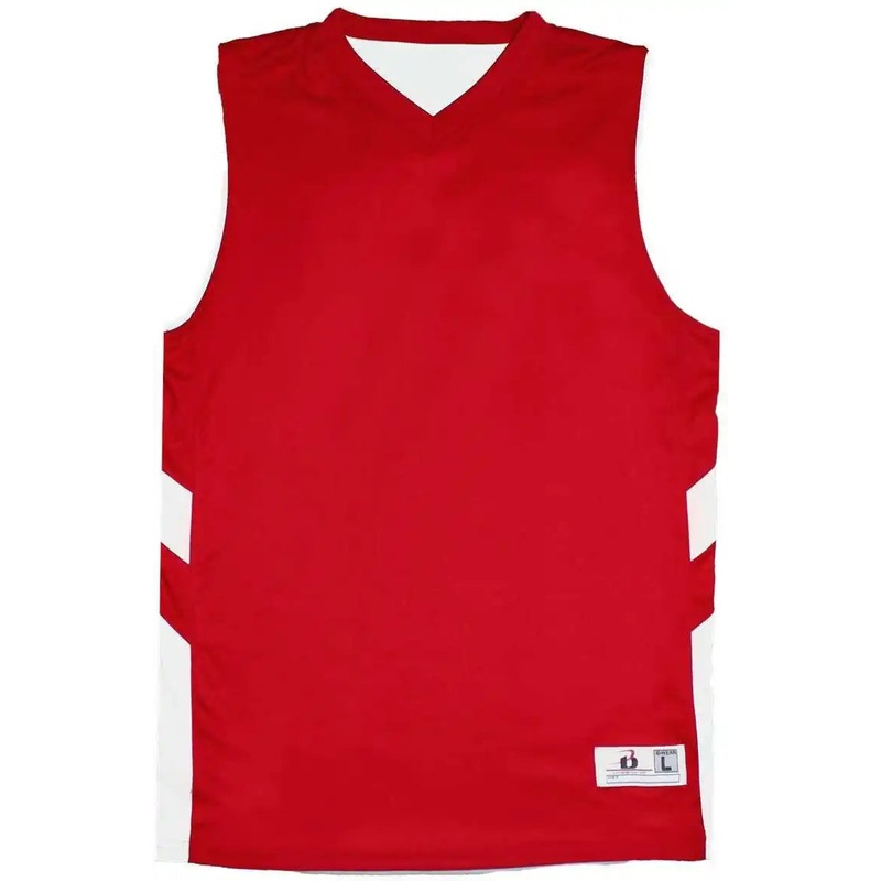 Badger Sport 2566 B-Pivot Reversable Youth Tank – Red White
