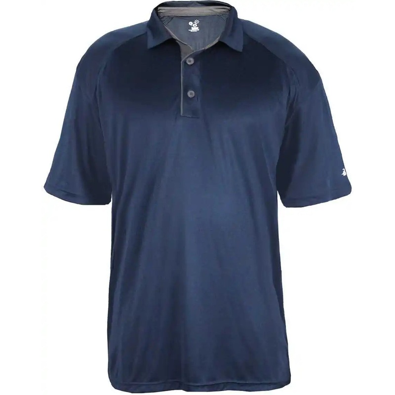 Badger Sport 4040 Ultimate Softlock Polo – Navy Graphite