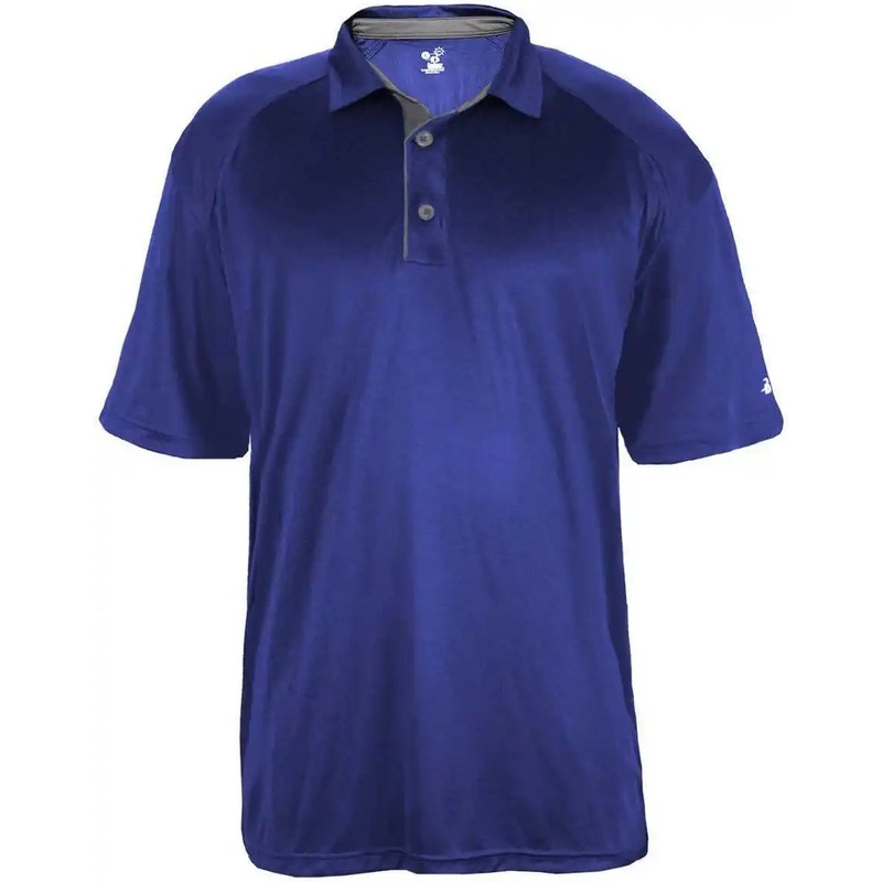 Badger Sport 4040 Ultimate Softlock Polo – Royal Graphite