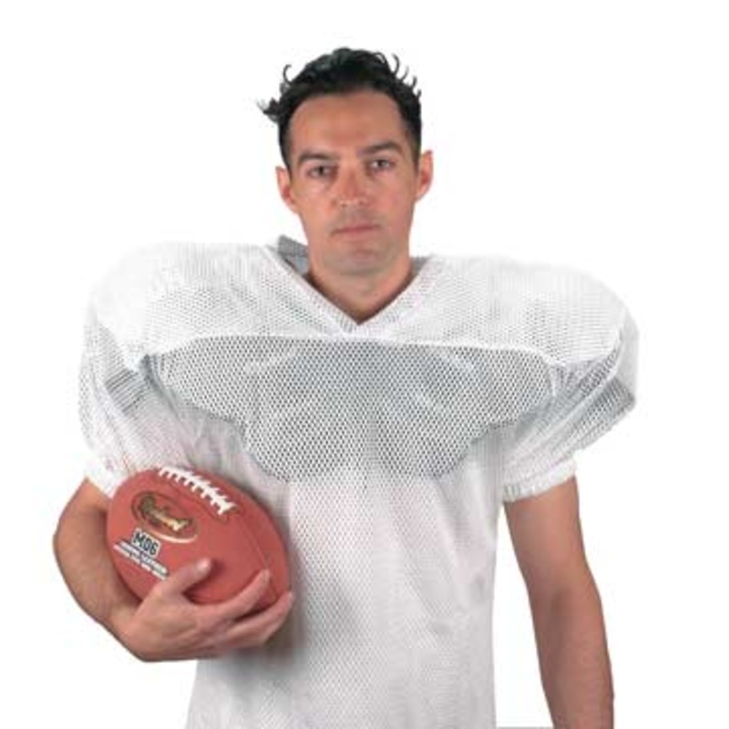 Markwort Porthole Mesh Football Jersey – Youth – White