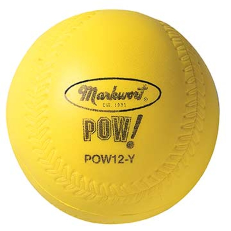 Pow! Ball 12 Sofball – Yellow
