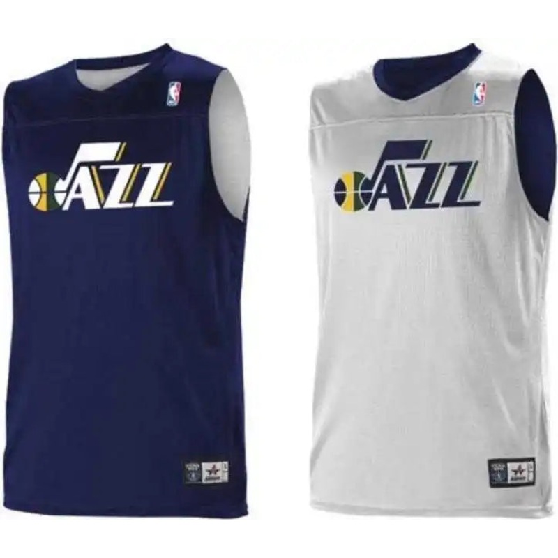 Alleson Athletic A105LY Youth NBA Logo Reversible Jersey – Utah Jazz