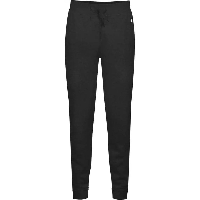 Badger Sport 1216 Athletic Fleece Ladies Jogger Pant – Black