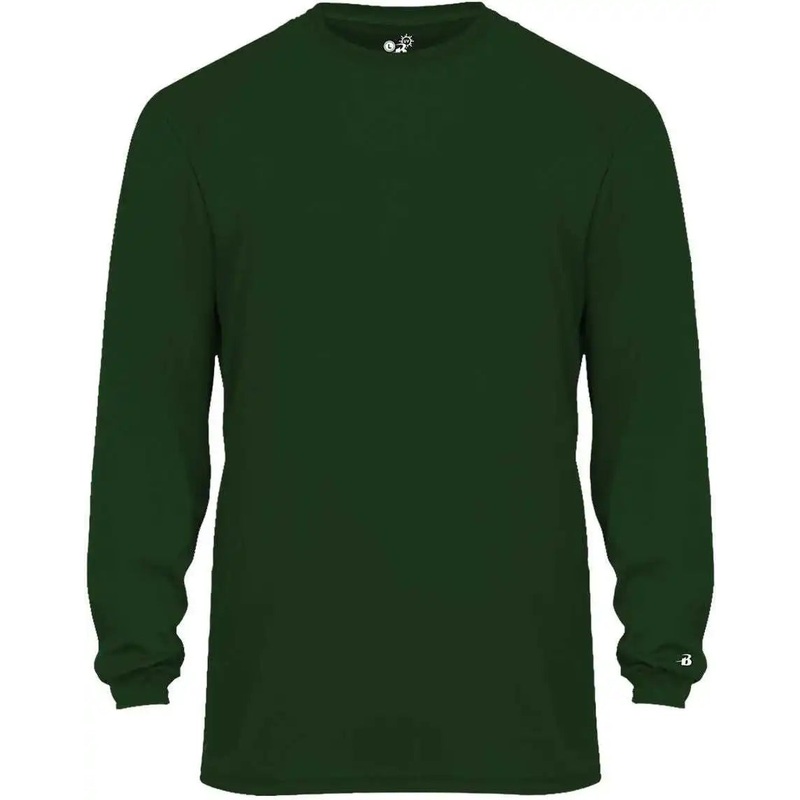 Badger Sport 4004 Ultimate Softlock Long Sleeve Tee – Forest