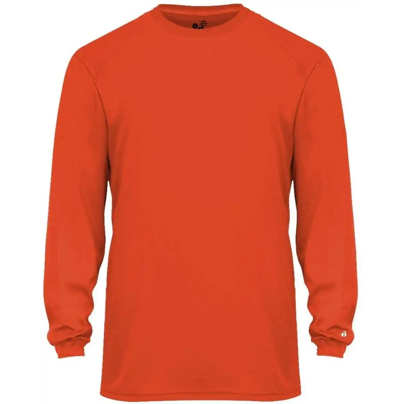 Badger Sport 4004 Ultimate Softlock Long Sleeve Tee – Orange
