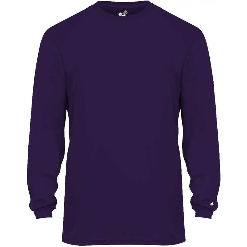 Badger Sport 4004 Ultimate Softlock Long Sleeve Tee – Purple