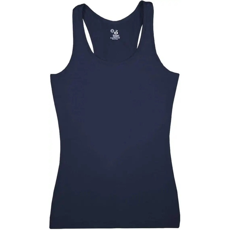 Badger Sport 4666 Pro-compression Ladies Racerback – Navy