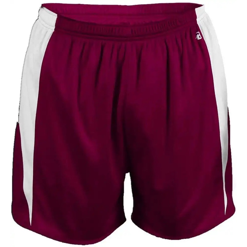 Badger Sport 7273 Stride Short – Maroon White