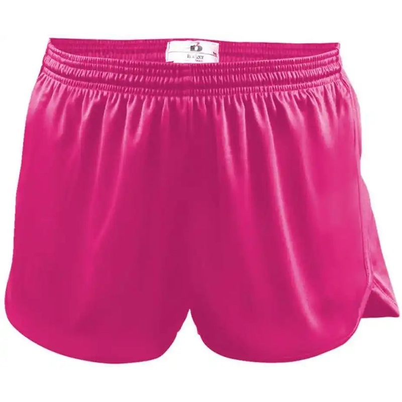 Badger Sport 7278 B-Core Ladies Track Short – Hot Pink