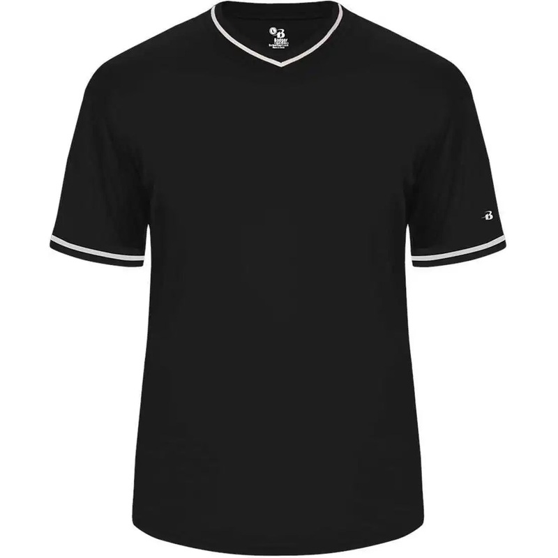 Badger Sport 7974 Vintage Jersey – Black Black White