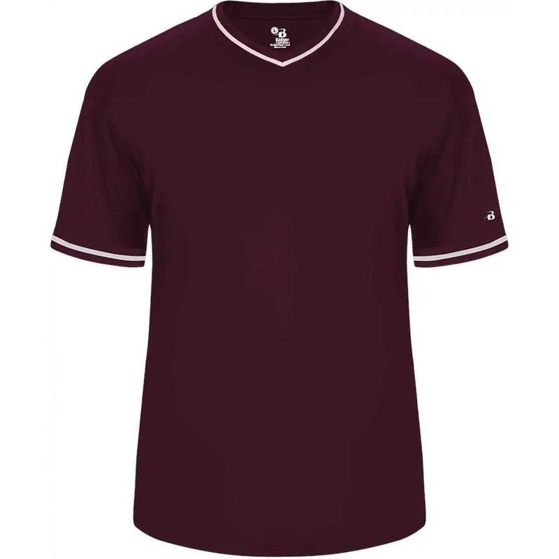 Badger Sport 7974 Vintage Jersey – Maroon Maroon White