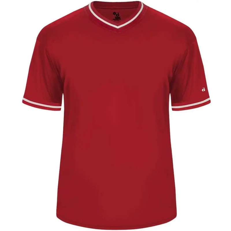 Badger Sport 7974 Vintage Jersey – Red Red White