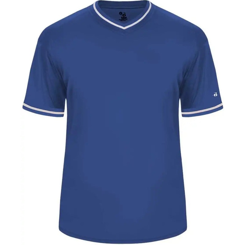 Badger Sport 7974 Vintage Jersey – Royal Royal White